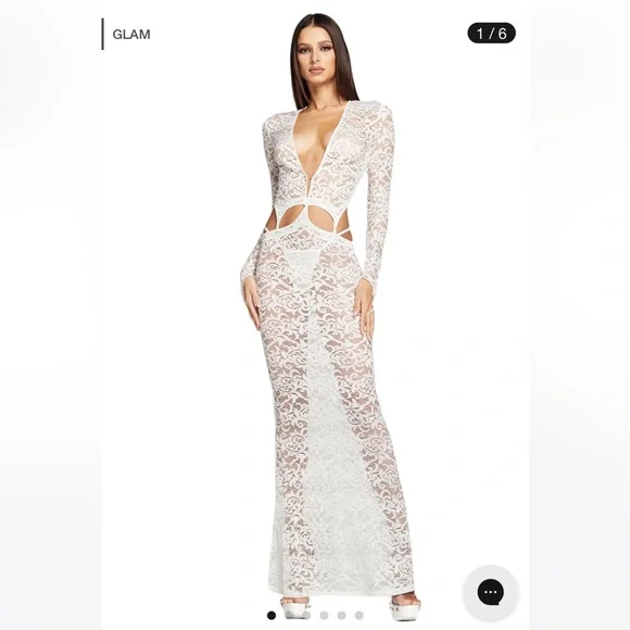 IAMGIA AMBROZIA DRESS IN WHITE - Picture 2 of 5